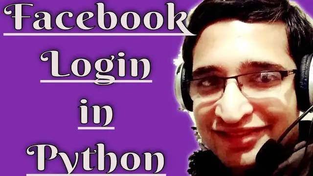 Video thumbnail for Facebook Login using Python and Selenium Web Driver