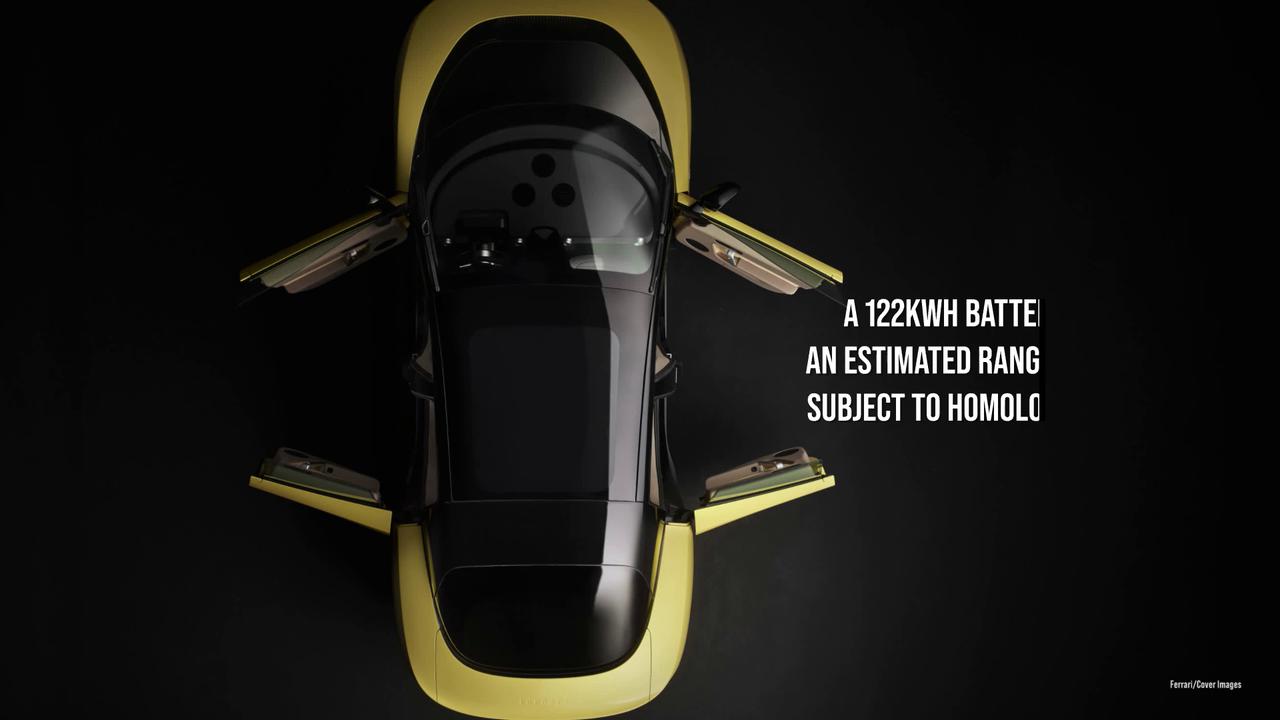 Video thumbnail for Ferrari unveils its first ever fully electric car - the Jony Ive-designed Luce.