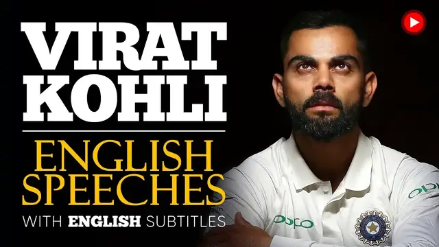 Video thumbnail for ENGLISH SPEECH | VIRAT KOHLI: Rapid-Fire Questions (English Subtitles)