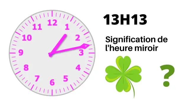 Video thumbnail for Heure miroir 13h13 : Signification