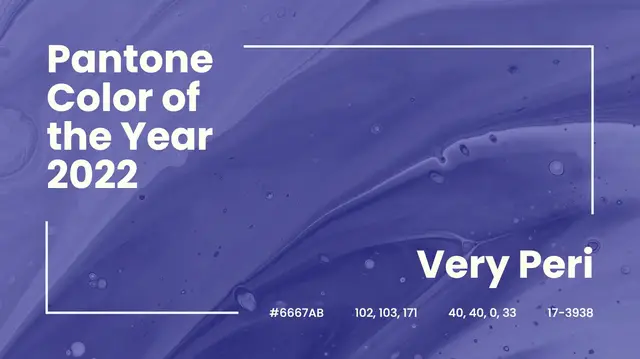 'Video thumbnail for Veri Peri Pantone Color of the Year 2022'