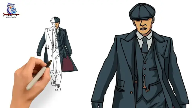 Video thumbnail for How to Draw Tommy Shelby - Peaky Blinders