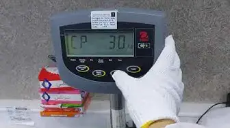 'Video thumbnail for Ohaus Weighing Scale Error Fixed after External Calibration'