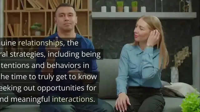 Video thumbnail for How to Recognize and Cultivate Genuine Relationships