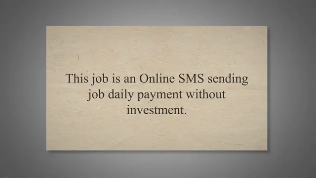 'Video thumbnail for 400+ SMS Sending Jobs without Registration Fee | Get $93 Daily in 4 Hours'