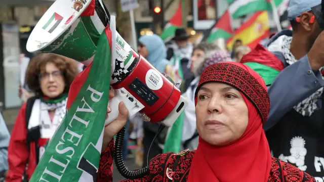 'Video thumbnail for Thousands rally in Paris ahead of France’s expected recognition of Palestinian state'