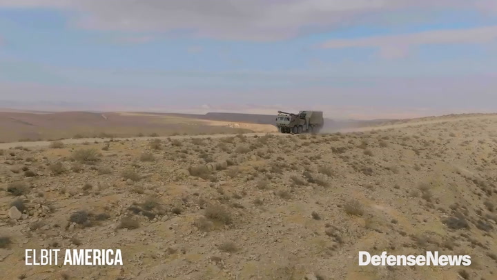 Video thumbnail for "It's real, it's here." Elbit shows off "combat proven" Sigma mobile Howitzer at AUSA Global Force