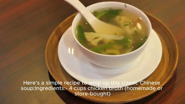 Video thumbnail for Egg Drop Soup Recipe
