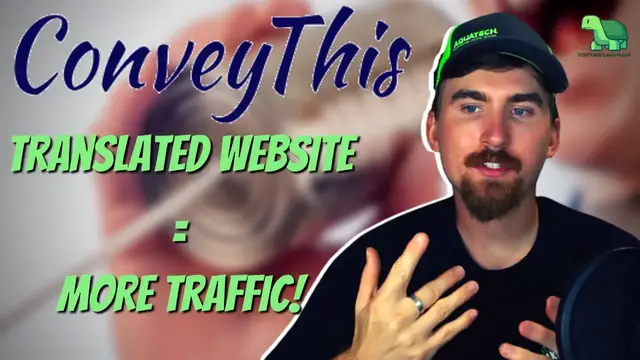 'Video thumbnail for How to Translate a Website to Get More Traffic | ConveyThis Review'