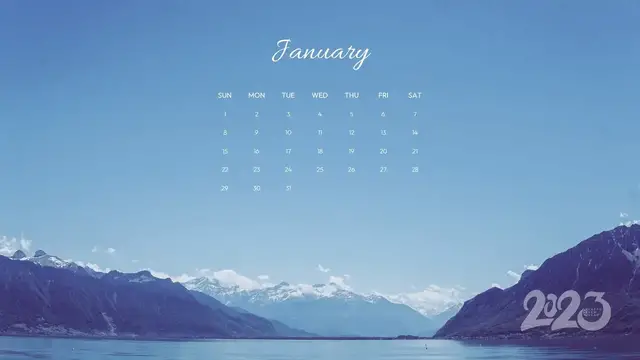 Video thumbnail for 10 Best January 2023 Calendar Wallpaper Free Download