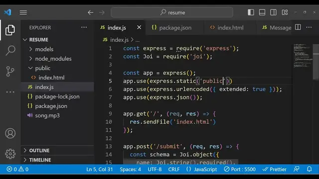 Video thumbnail for Node.js Express Project to Validate User Form Data Using joi Schema Validation Library Full Example