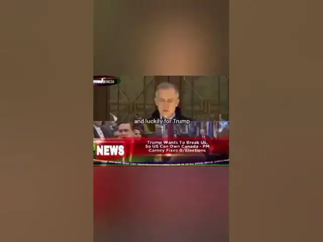 Video thumbnail for Trump Wants To Break Us, So US Can Own Canada - PM Carney Fixes G/Elections