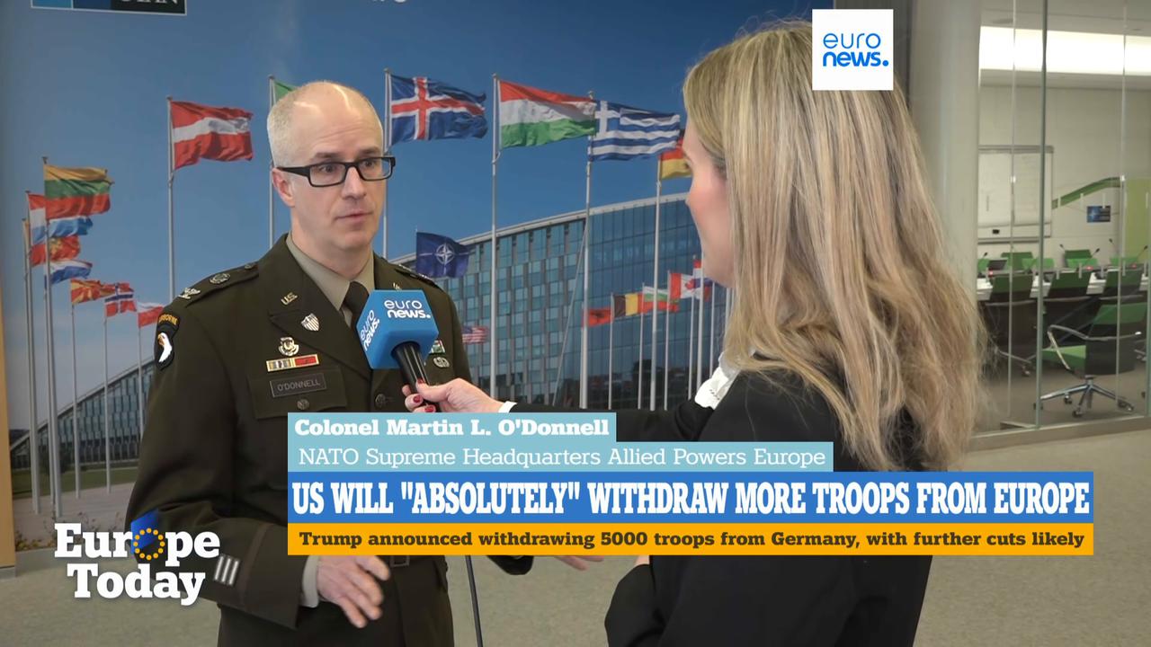 Video thumbnail for US planning to reduce commitment to NATO – including in wartime