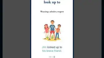 Video thumbnail for Look up to meaning | look up to sentences | Common English Idioms #shorts