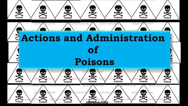 Video thumbnail for Action and Administration of Poison.