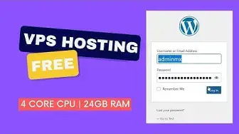 Video thumbnail for Free VPS Hosting Forever - Quickly Install WordPress on ARM x64 | Free SSL