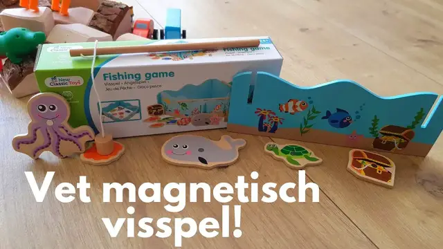 'Video thumbnail for New Classic Toys Magnetisch visspel'