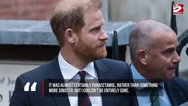 Video thumbnail for Prince Harry accused by journalist of placing white pill on her tongue