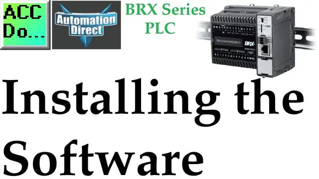 Video thumbnail for BRX Do-More PLC Installing the Software