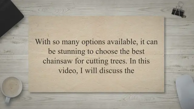 'Video thumbnail for 3 Best Chainsaws for Cutting Trees'