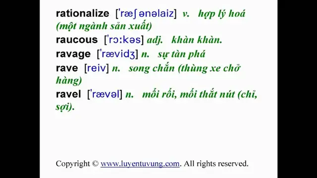Video thumbnail for Essential Words for the GRE - Lesson 110