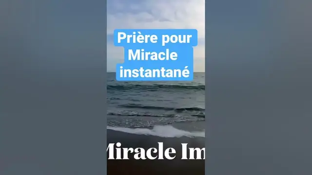 Video thumbnail for Prière Pour un Miracle Immédiat￼ [extrait]