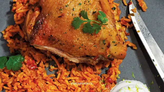 Video thumbnail for Arroz con pollo recipe