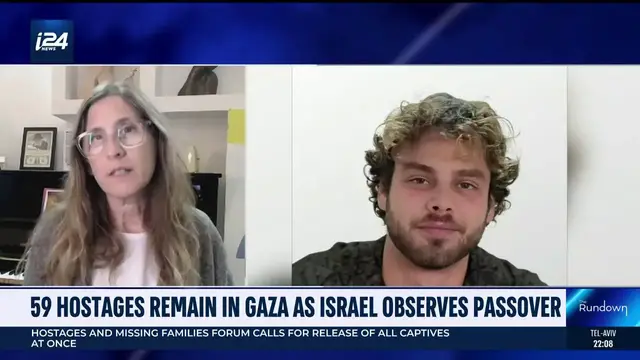 'Video thumbnail for Hostage mother marks 2nd Passover without her son'