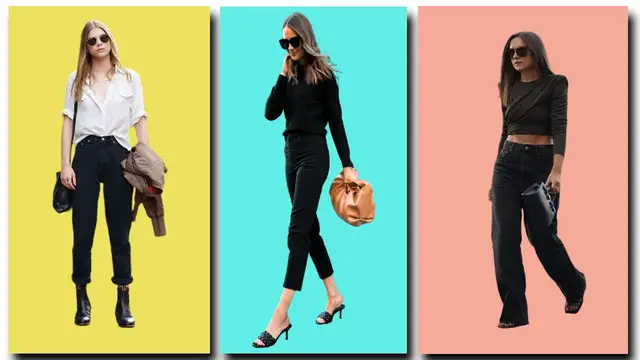 Video thumbnail for How to Style Black Mom Jeans?