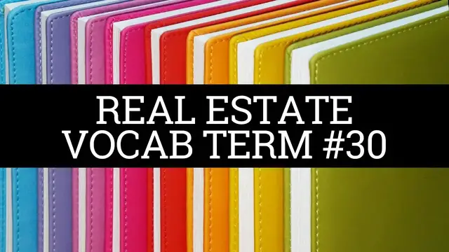 Video thumbnail for Daily Real Estate Vocab #30 - Estate at Sufferance