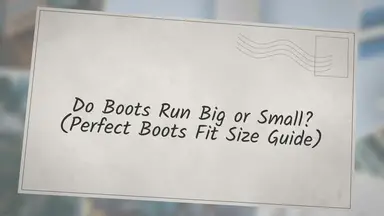 'Video thumbnail for Do Boots Run Big or Small? (Perfect Boots Fit Size Guide) | Work Gearz'