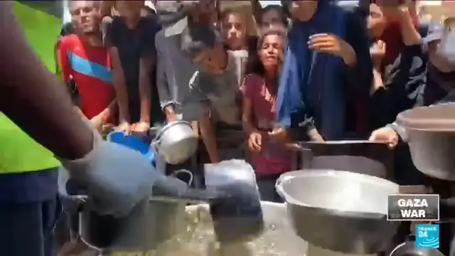 'Video thumbnail for 'We can't even find a loaf of bread': Desperation is taking hold in Gaza'