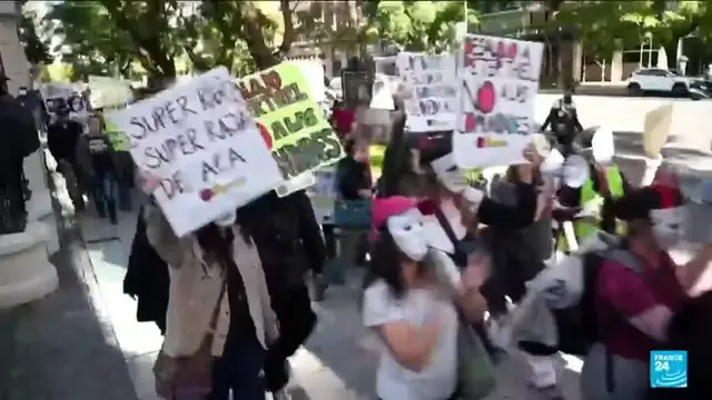 Video thumbnail for Argentines march on Peter Thiel's mansion