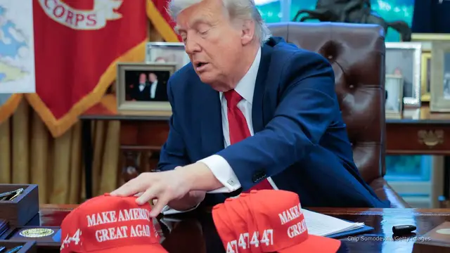 'Video thumbnail for Trump Organization sues online sellers over counterfeit merchandise'