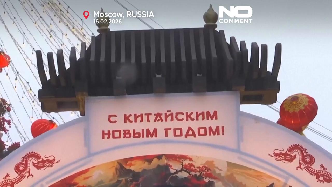 Video thumbnail for 2026 Year of the Horse: Dragon dances and lanterns as Moscow celebrates Lunar New Year