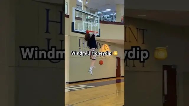 'Video thumbnail for Windmill Honeydip Dunk - 6ft High Point University'