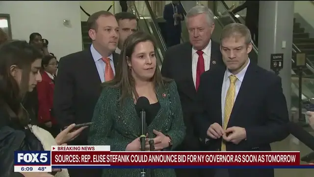 'Video thumbnail for Elise Stefanik expected to announce run for NY governor'