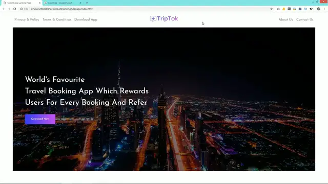 Video thumbnail for How To Make Website With Center Logo Using HTML CSS Bootstrap _ Tutorial For Beginners