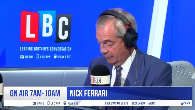 'Video thumbnail for 'That doesn't add up' | Nigel Farage's phone-in highlights'