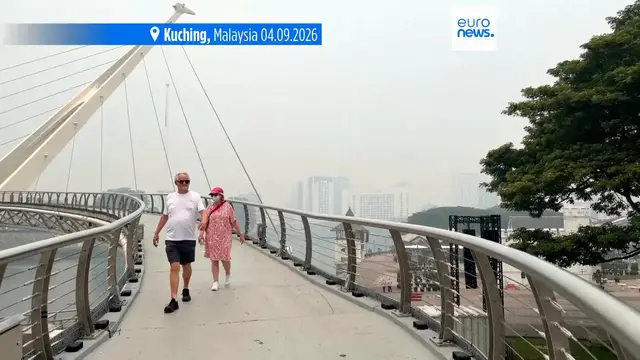 Video thumbnail for Malaysia declares air quality emergency as haze linked to Indonesia fires reaches critical level