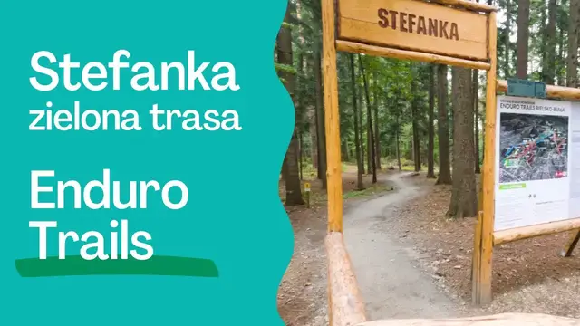 'Video thumbnail for Stefanka - zielona trasa MTB z dzieckiem'