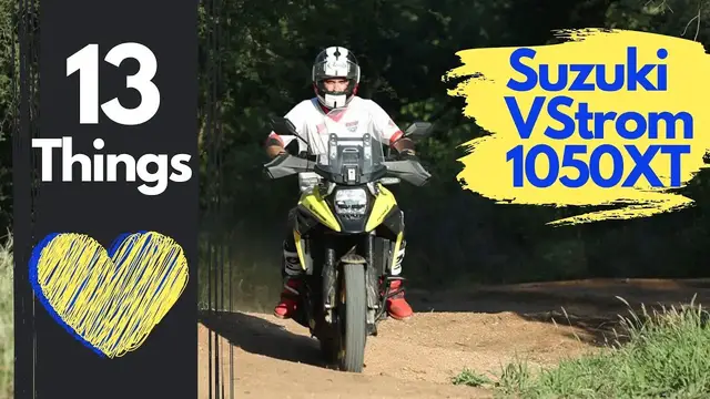 Video thumbnail for 13 Things I Love About the 2021 Suzuki VStrom 1050 XT