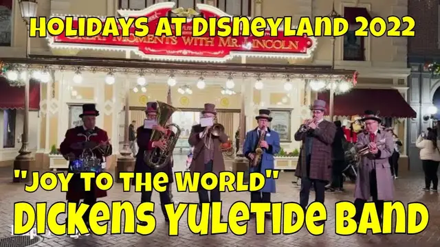 Video thumbnail for Joy to the World - Dickens Yuletide Band - Holidays at Disneyland 2022
