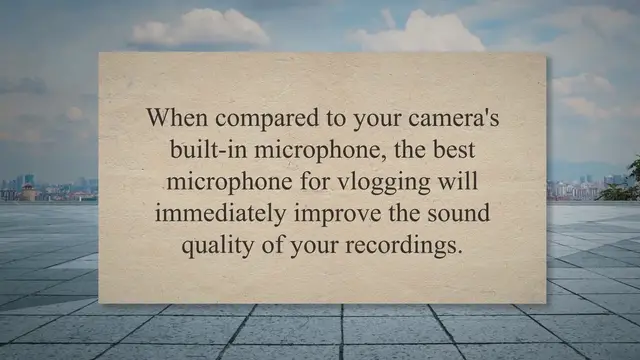 Video thumbnail for The 5 Best Microphones for Vlogging and Filmmaking