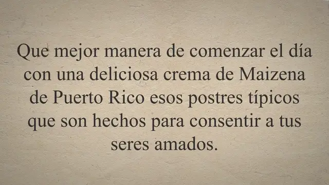 Video thumbnail for Como hacer 【Crema de Maizena】 Boricua ▶ Deliciosa