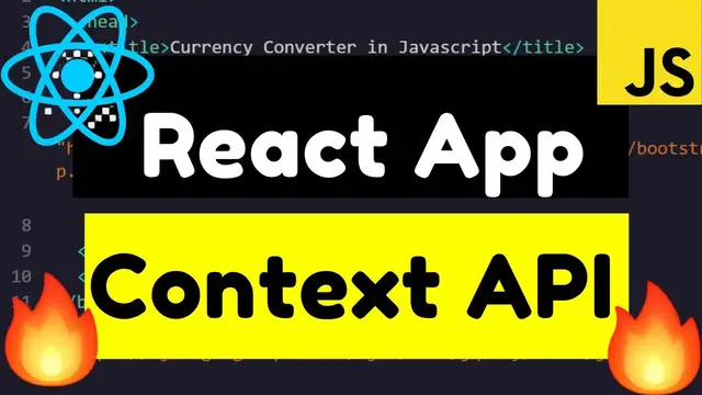 Video thumbnail for React.js Native Context API Tutorial | React State Management Tutorial For Beginners