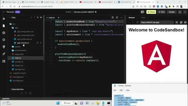 Video thumbnail for Angular 14 ngx-online-status Example to Track Internet Connection of Website Visitor in Browser