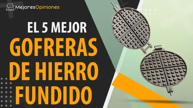 Video thumbnail for ⭐️ MEJOR GOFRERA DE HIERRO FUNDIDO - Reseñas y Guía de compra (Comparativa 2021)