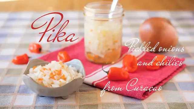 'Video thumbnail for Pika - pickled onions and chilies from Curaçao'