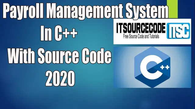 Video thumbnail for Payroll Management System In C++ With Source Code Free Download | C++ Projects with Source Code